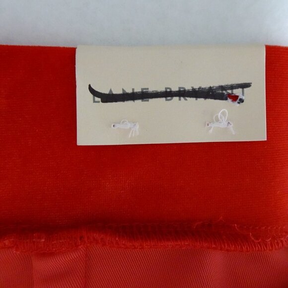 Lane Bryant Velour Pants Women's Plus Size 22 Red Flared Pull On Elastic Waist - Picture 7 of 9